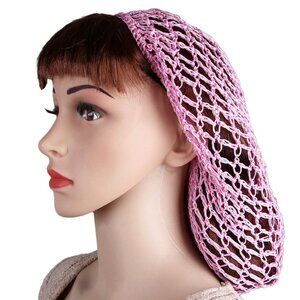 Soft Baby Pink Pinup Retro rockabilly Hair Snood